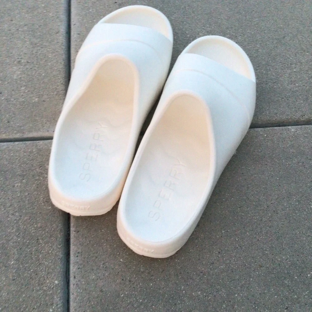 Sperry Men’s White Float Slide Summer Sandals size 11